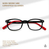 KIDS MEDICARE BLUE FILTER GLASSES (TR-Z001 - ZERO POWER)