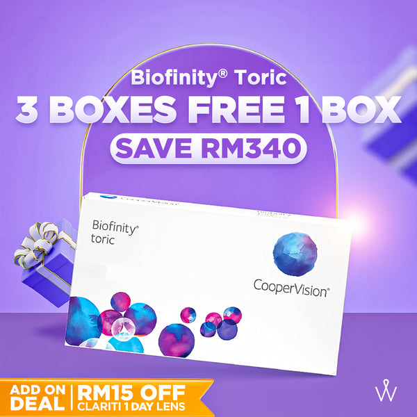 CooperVision® Biofinity® TORIC (6PCS)